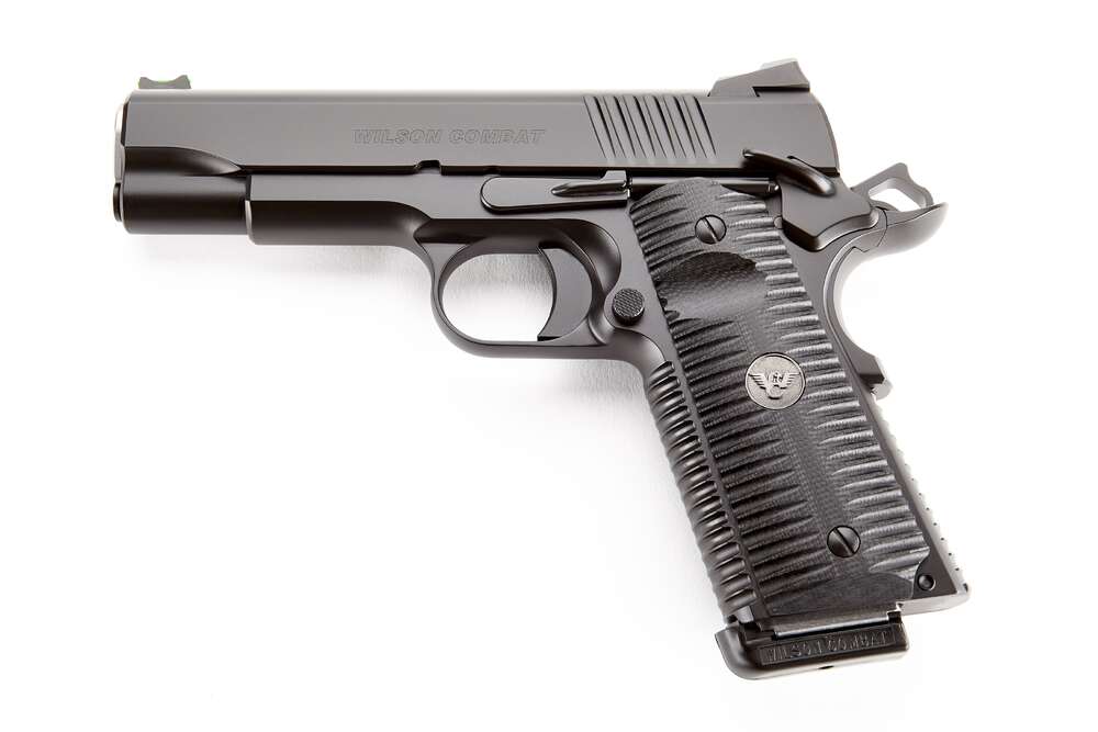 Handguns Wilson Combat ACP Commander 45ACP ACP 45ACP 4.25" 8+1 BLK • ACP-COM-45 • Model: ACP Commander